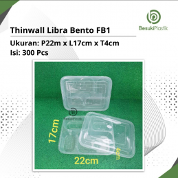 Libra Bento FB1 Sekat 4 (DUS)