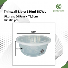 Thinwall Libra 650ml BOWL (DUS)