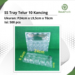 SS Tray Telur 10 Kancing (DUS)