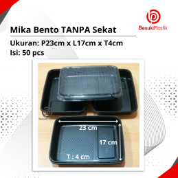 Mika Bento Interpack TANPA Sekat