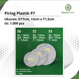 Piring Plastik GLX P7 (DUS)