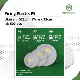 Piring Plastik GLX P9 (DUS)