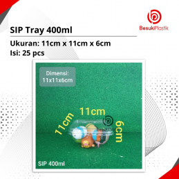 Mika SIP Tray Salad 400ml