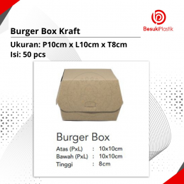Burger Box Kraft