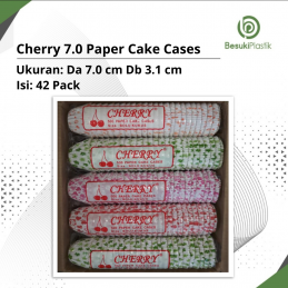 Cherry 7.0 Paper Cake Cases (DUS)