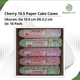 Cherry 10.5 Paper Cake Cases (DUS)