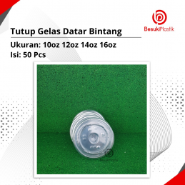 Tutup Gelas Datar Bintang