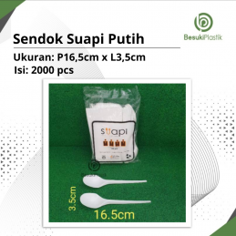 Sendok Suapi Putih (DUS)