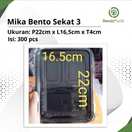 Mika Bento Interpack RTR Sekat 3 (DUS)