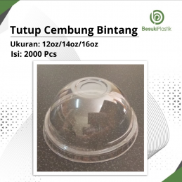 Tutup Gelas Cembung Bintang (DUS)