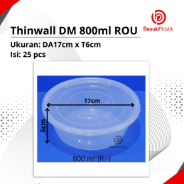 Thinwall DM 800ml ROU